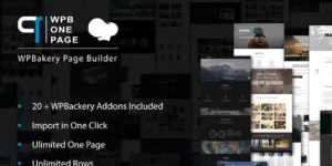 One-page VPB constructor addons for VPBakery 1.4破解版插件