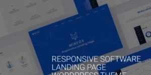 One page WordPress Theme Minfox 1.5.2破解版主题