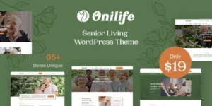 Onilife Senior Living WordPress Theme 1.1.1破解版主题
