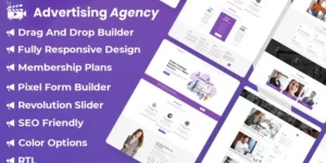 Online Advertising Agency WordPress Theme 1.0.0破解版主题