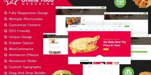Online Food Ordering WordPress Theme 1.0.0破解版主题
