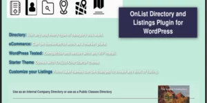 Onlist Plus Directory Listing WordPress Plugin 2.0.51破解版插件