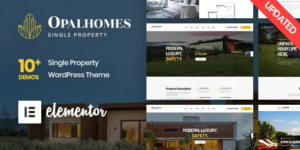 Opalhomes Single Property WordPress Theme 4.1.4破解版主题