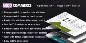 Openswatch Woocommerce variations image swatch 6.1破解版插件