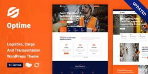 Optime Logistics Transportation WordPress Theme 1.0.2破解版主题
