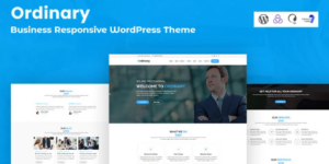 Ordinary – Business Responsive WordPress Theme 1.0.0破解版主题