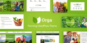 Orga Organic Farm Agriculture WordPress 2.0破解版主题