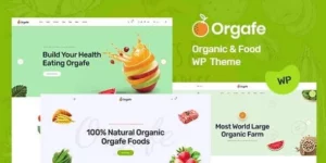 Orgafe Organic Food WordPress Theme 1破解版主题