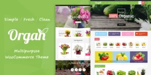 Organ Organic Store Flower Shop WooCommerce Theme 2.0破解版主题
