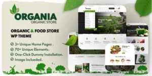 Organia Organic Food Store WordPress Theme 2.0破解版主题
