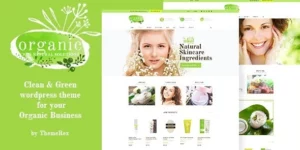 Organic Beauty Store Natural Cosmetics WordPress Theme 1.4.5破解版主题