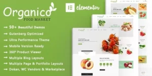 Organico | Organic Food WooCommerce WordPress Theme 2.1.2破解版主题