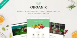 Organik Organic Food Store WordPress Theme 3.2.8破解版主题