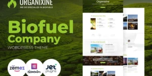 Organixine Biofuel Company WordPress Theme 1.0.1破解版主题