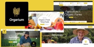 Orgarium Agriculture Organic Farm WordPress Theme 1.0.7破解版主题