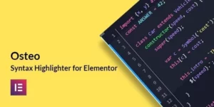 Osteo Syntax Highlighter for Elementor 1.0.0破解版插件