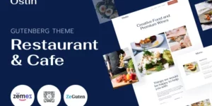Ostin Restaurant WordPress Theme for Gutenberg WordPress Theme 1.0破解版主题