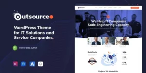 Outsourceo IT Solutions Services WordPress Theme 1.2.1破解版主题