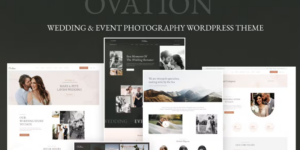Ovation – Wedding Event Photography WordPress ThEME 1.0.0破解版主题