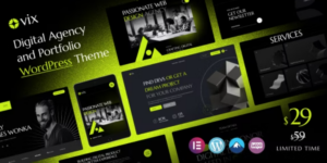 Ovix – Digital Agency Creative Portfolio WordPress Theme 1.0.0破解版主题