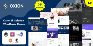 Oxion IT Solutions and Services WordPress Theme 1.3破解版主题