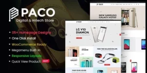 Paco Responsive Woocommerce WordPress Digital Theme 1.2.11破解版主题