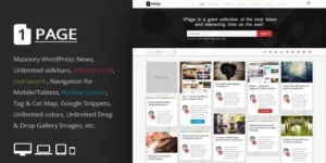 Page Masonry WordPress News / interesting links 3.8破解版主题