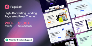 PageBolt Landing Page WordPress Theme 2.0.14破解版主题