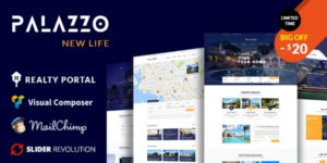 Palazzo Real Estate WordPress Theme 1.2.3破解版主题