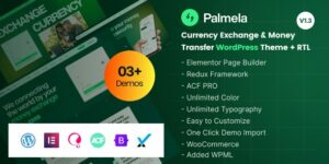 Palmela Online Banking Money Transfer WordPress Theme 1.3破解版主题