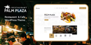 Palmplaza Restaurant Cafe WordPress Theme 1.0.6破解版主题