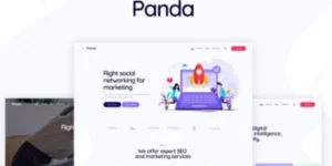Panda  – Creative Marketing Agency SEO Theme 1.2.0破解版主题