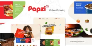 Papzi Fast Food Restaurant WooCommerce Theme 1.0.0破解版主题