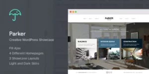 Parker Creative WordPress Showcase 1.5.1破解版主题