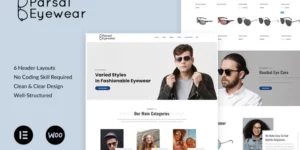 Parsal Fashion Eyewear | Prescription Glasses Sunglasses WordPress Theme 1.0.0破解版主题
