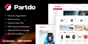 Partdo Auto Parts and Tools Shop WooCommerce Theme 1.0.9破解版主题
