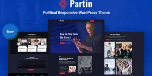 Partin Political Campaign and Party Responsive WordPress Theme 1.0.0破解版主题