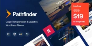 Pathfinder Cargo Transportation Logistics WordPress Theme 1.0破解版主题