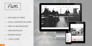 Patti Parallax One Page WordPress Theme 2.9.13破解版主题