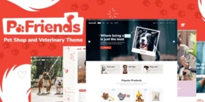 PawFriends Pet Shop and Veterinary Theme 1.3破解版主题