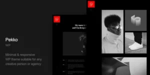 Pekko Minimal Dark WordPress Theme 1.1破解版主题
