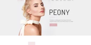 Peony Fashion Modelling Agency WordPress Theme 1.0.0破解版主题
