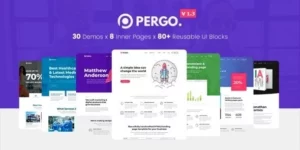 Pergo Multipurpose Landing Page Theme for App