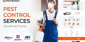 Pest Busters Pest Control WordPress Theme 2.0.1破解版主题