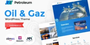 Petroleum Oil Gas Company Responsive WordPress Theme 1.0.1破解版主题