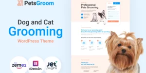 PetsGroom Dog Cat Grooming WordPress Theme 1.0.0破解版主题