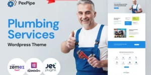 PexPipe Plumbing Services WordPress Theme 1.0.0破解版主题