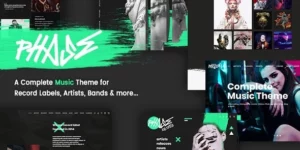 Phase A Complete Music WordPress Theme for Record Labels and Artists 1.4破解版主题