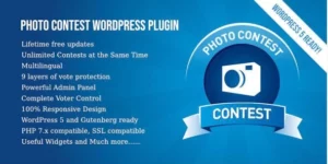 Photo Contest WordPress Plugin 7.2破解版插件