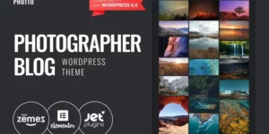 Photto Photographer Blog WordPress Elementor Theme WordPress Theme 1.0.1破解版主题